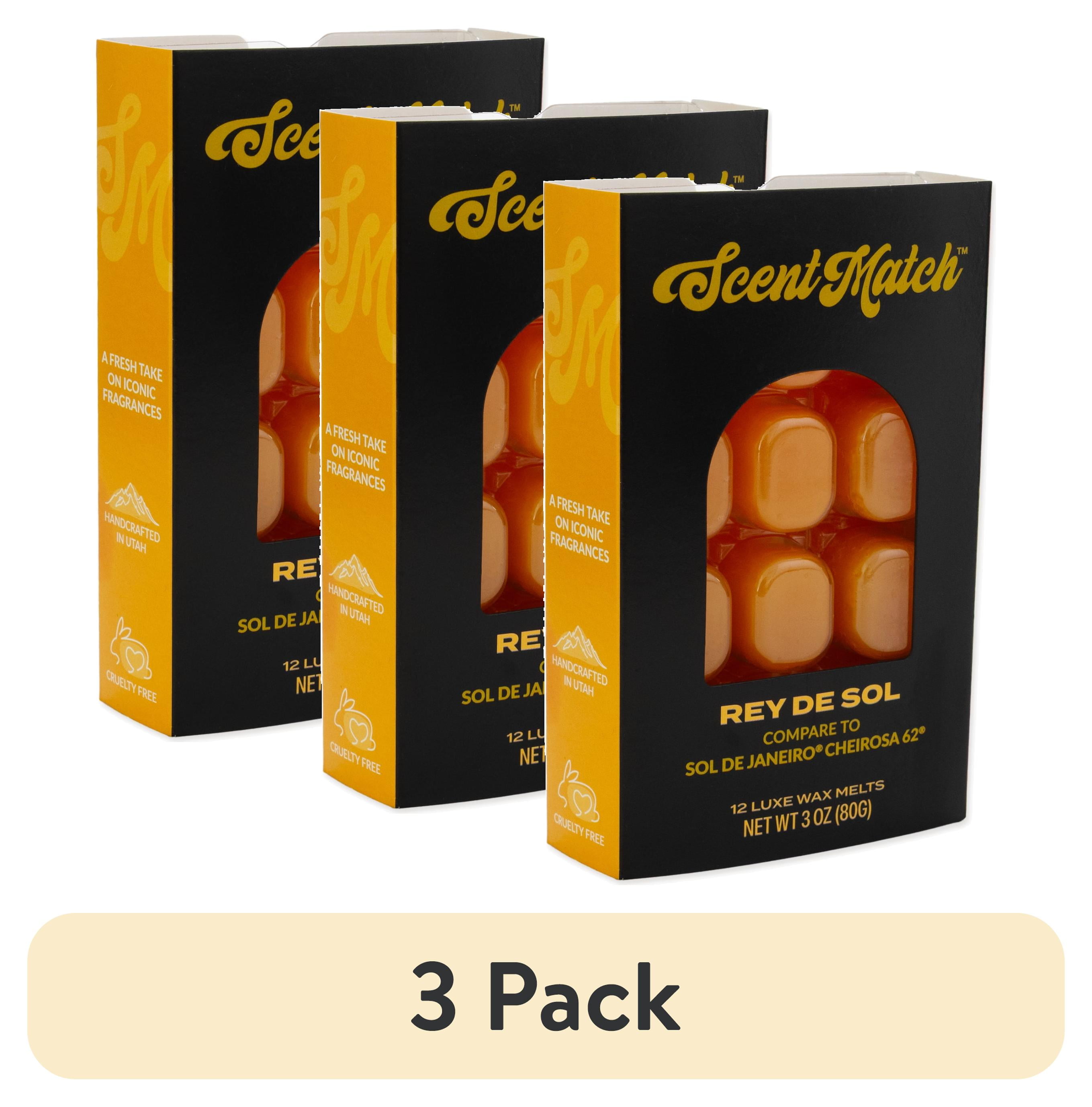 3 pack) IllumiScents ScentMatch, 3 oz Wax Melts, Rey De Sol
