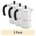 thumbnail interactive-video image 1 of (3 pack) IMUSA  3cup Cast Aluminum Stovetop Coffeemaker, 1 of 11