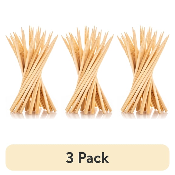 (3 pack) IMUSA  50pc Bamboo Corn Skewer Set, 6in