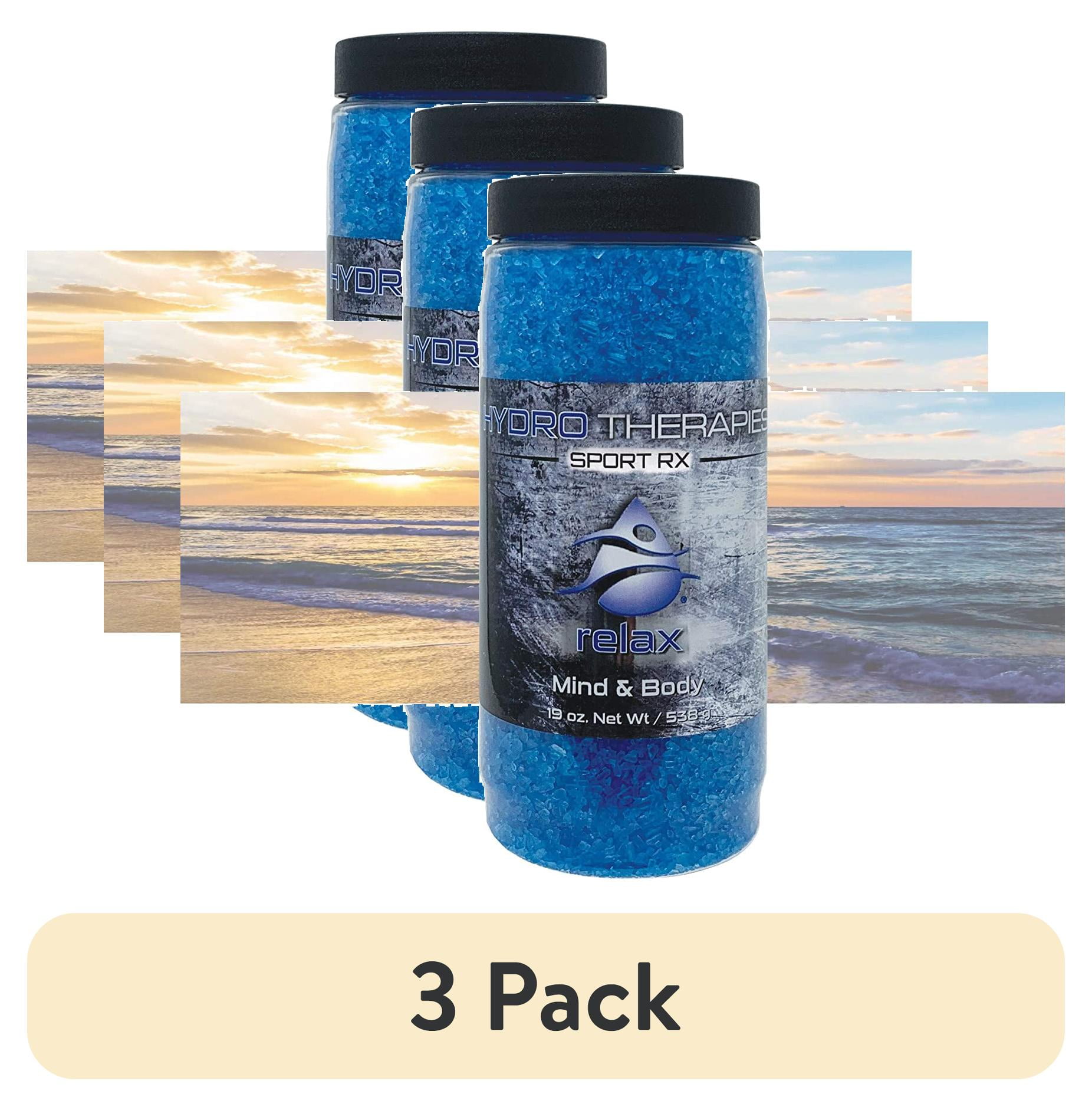 (3 pack) inSPAration Hydrotherapies Sport RX Relax Crystals 19 oz for Spa and Hot Tub Use