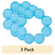 (3 pack) Infantino Soothing Soft Circular Water Teether, Unisex, Blue