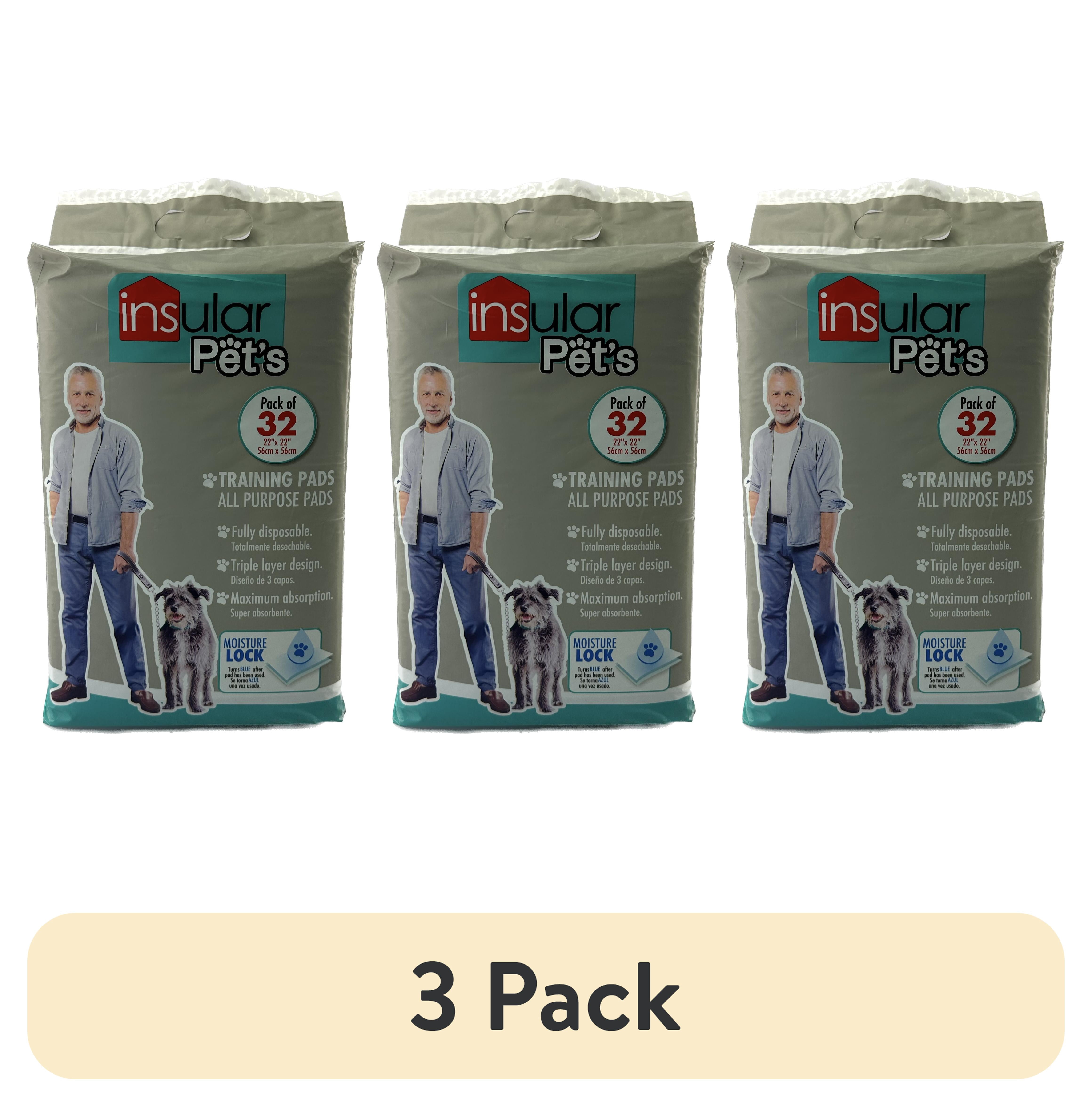 (3 pack) Insular Pet's 32pk Training Pads for Dogs