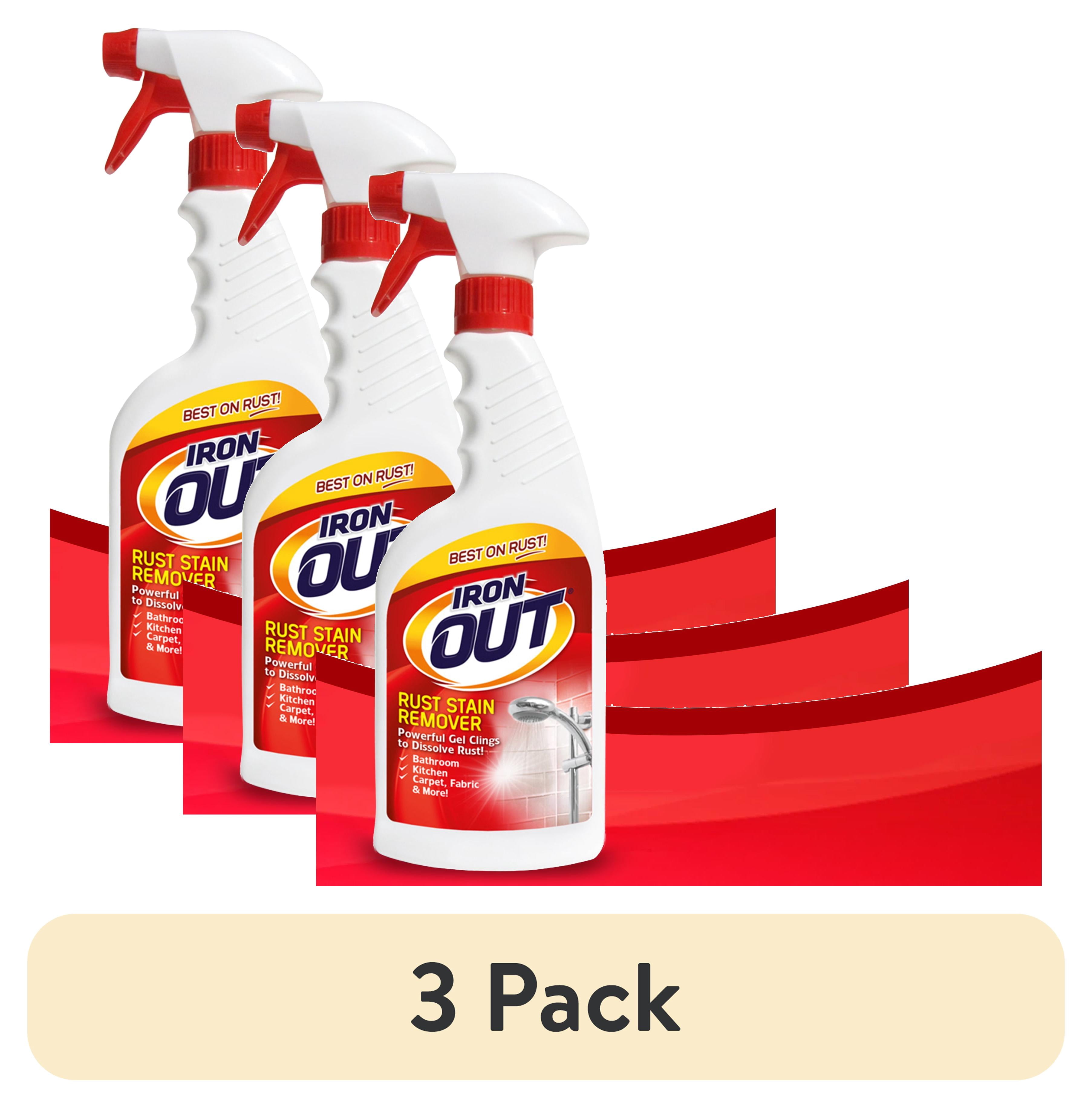 (3 pack) Iron Out Rust Stain Remover 24 fl oz - Walmart.com
