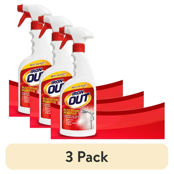 (3 pack) Iron Out Rust Stain Remover 24 fl oz