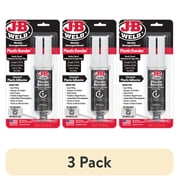 3 pack J-B Weld Plasticbonder Black Syringe Epoxy Adhesive 25 ml
