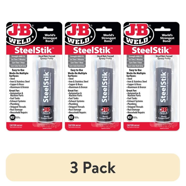 JB Weld SteelStik automotive repair kit tools