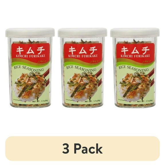 (3 pack) JFC Kimchi Furikake Seasoning, 1.7-Ounce