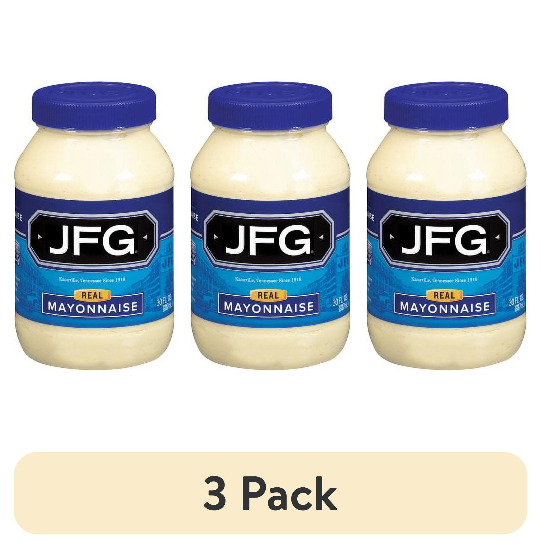 JFG Real Mayonnaise 30 oz Plastic Jar Rich Creamy Versatile