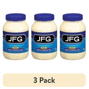 (3 pack) JFG Real Mayonnaise, 30 oz Plastic Jar