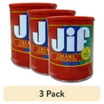 thumbnail image 1 of (3 pack) JIF Family Size Creamy Peanut Butter In A Tin Value Pack | 4 Pound Can | Pack of 2, 1 of 7
