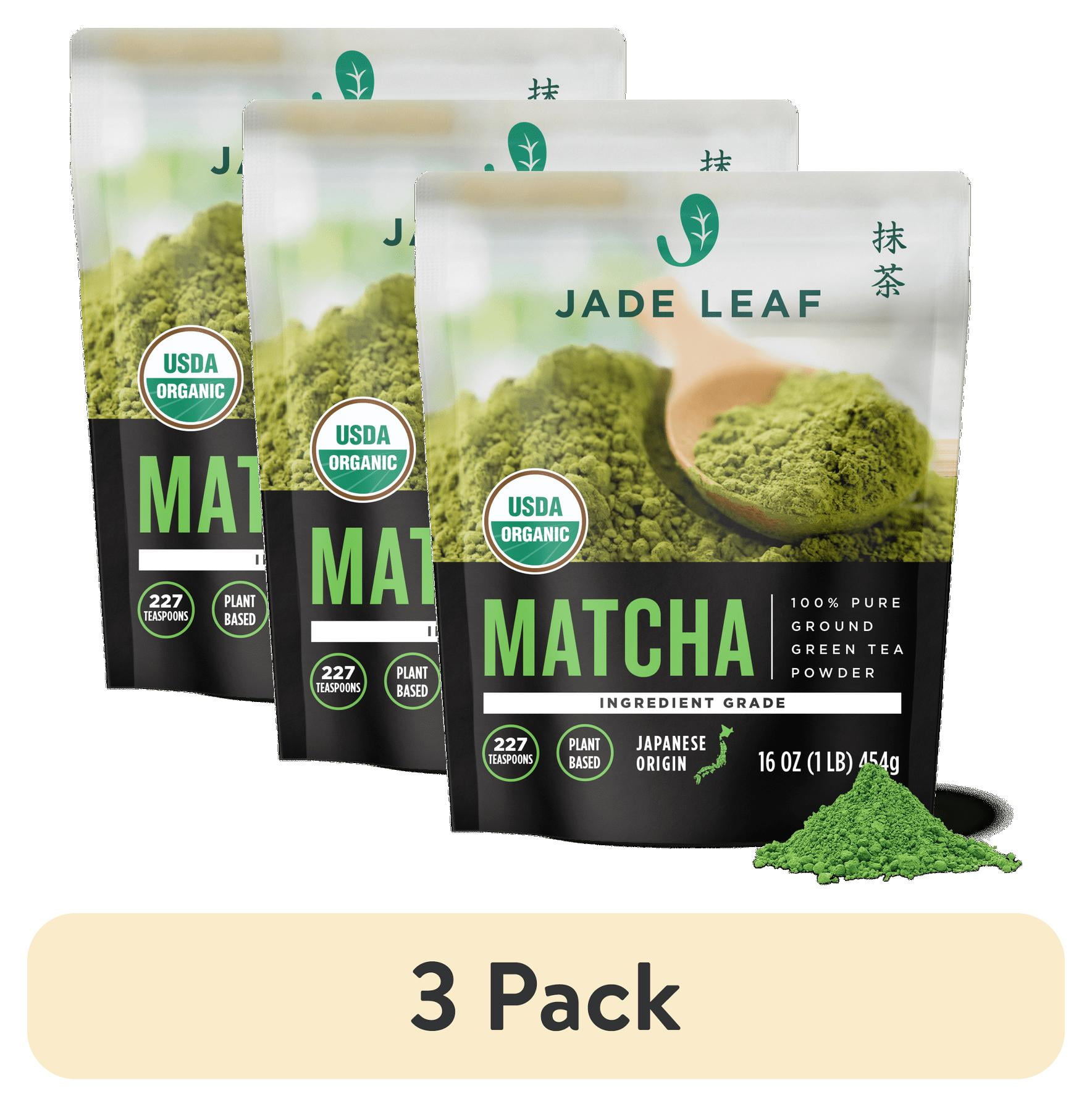 (3 pack) Jade Leaf Organic Japanese Matcha Green Tea Powder, Ingredient ...