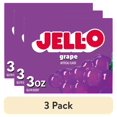 thumbnail image 1 of (3 pack) Jell-O Grape Gelatin Dessert Mix, 3 oz Box, 1 of 15