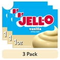 thumbnail image 1 of (3 pack) Jell-O Vanilla Zero Sugar Instant Reduced Calorie Pudding & Pie Filling Mix, 1 oz. Box, 1 of 15