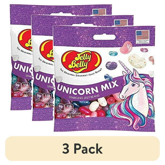 (3 pack) Jelly Beans 66934 Unicorn Mix 3.5 oz