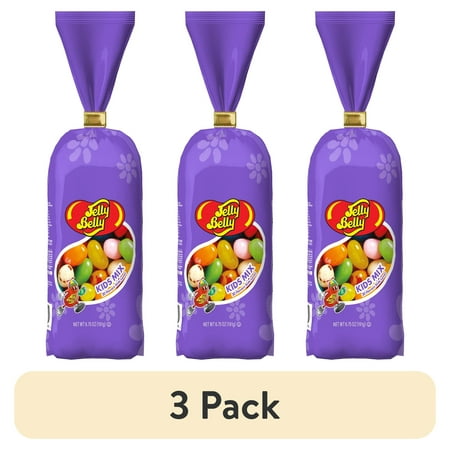 (3 pack) Jelly Belly Easter Kids Mix Jelly Beans, 6.75 oz