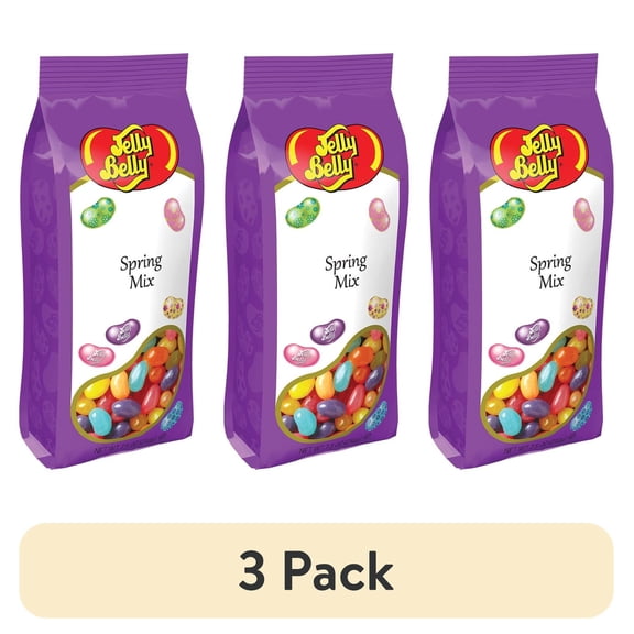 (3 pack) Jelly Belly Spring Mix Jelly Beans - 7.5 oz Easter Gift Bag