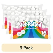 (3 pack) Jet-Puffed Marshmallows, 1 lb Bag