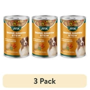 (3 pack) Jinx Bone Broth Stew Grain-Free Chicken & Vegetables Wet Dog Food, 13 oz Can
