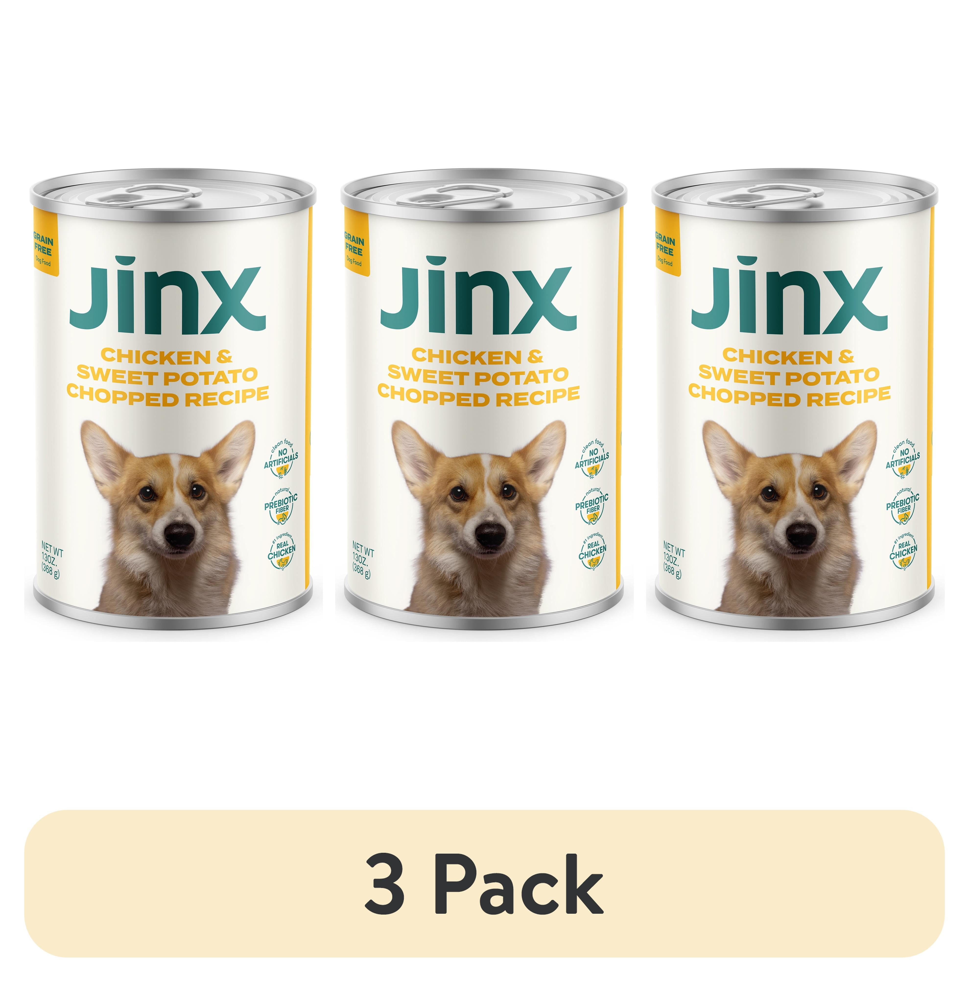 Jinx Chopped Chicken Recipe Natural Wet Dog Food, Grain-Free, 13
