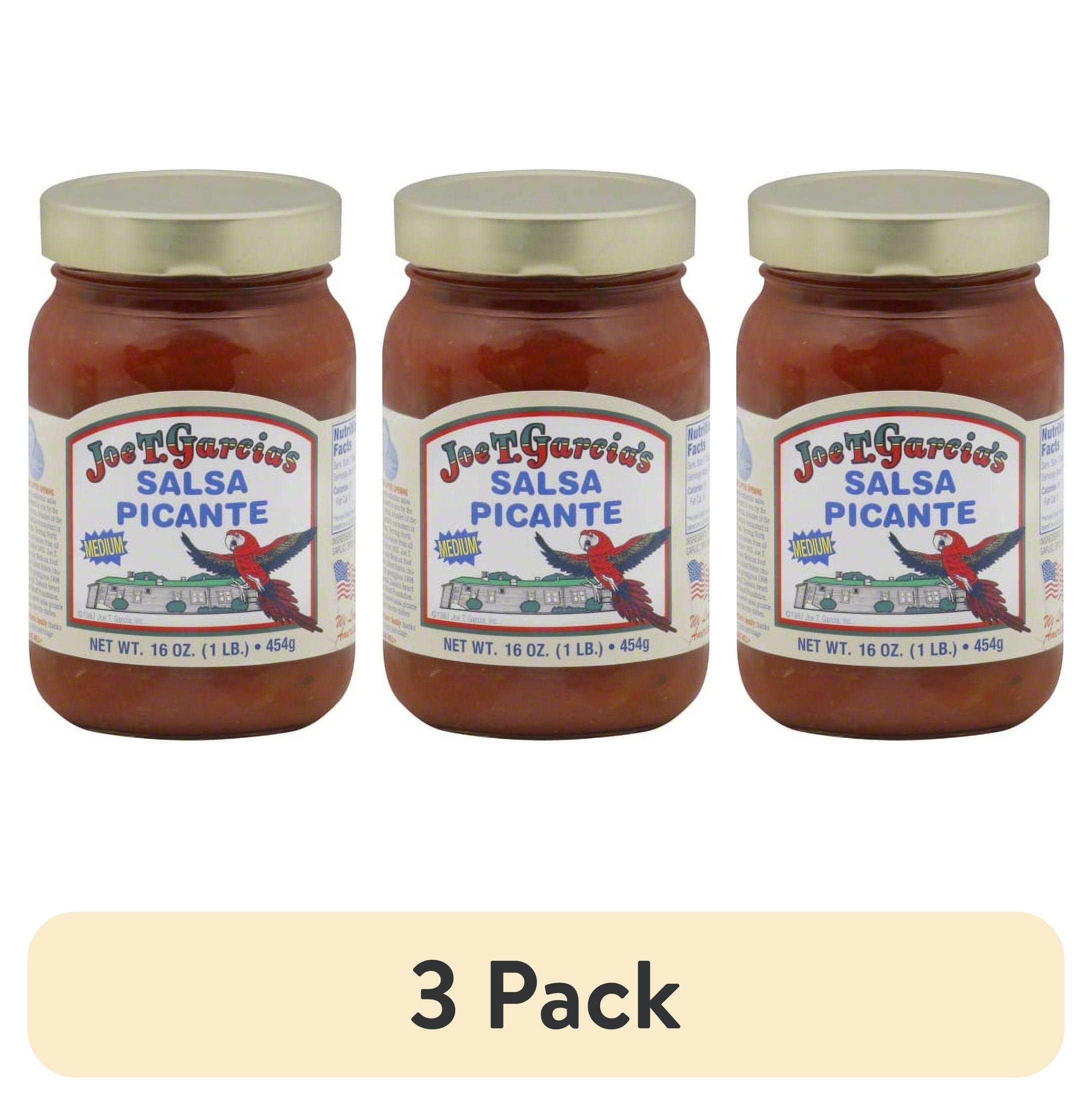 3 pack) Joe T Garcias Joe T Garcias Salsa Picante, 16 oz - Walmart.com
