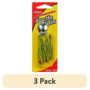 (3 pack) Johnson Original Beetle Spin Fishing Lure, Chartreuse, 1.5 in