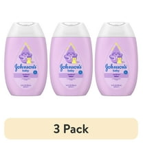 (3 pack) Johnson's Baby Moisturizing Bedtime Baby Lotion, Paraben-Free, 3.4 fl. oz