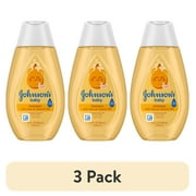 (3 pack) Johnson's Baby Shampoo with Aloe & Vitamin B5, Tear-Free, 3.4 fl. oz