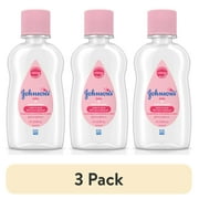 (3 pack) Johnsons Baby Oil, Travel Size, 3 fl. oz