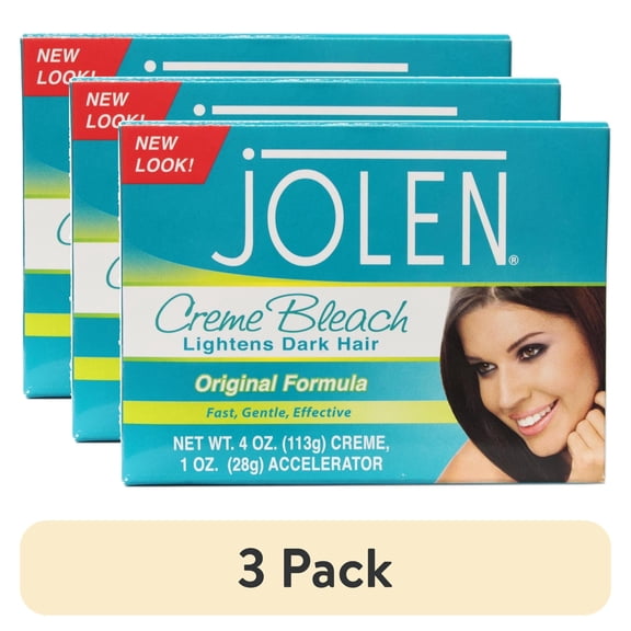 (3 pack) Jolen Creme Bleach Original, 4 Oz