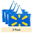 thumbnail image 1 of (3 pack) Walmart Jumbo Reusable Shopper Bag for Adults, 1 of 8