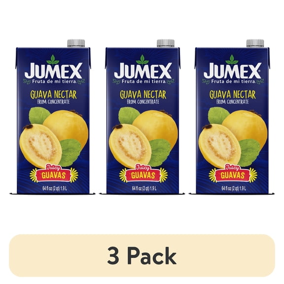 (3 pack) Jumex Guava Nectar Juice, 64 fl oz