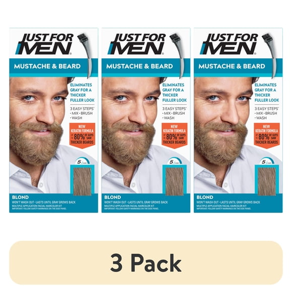 Mustache Color Beard & Mustache Dye in Hair Color - Walmart.com