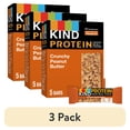 thumbnail image 1 of (3 pack) KIND Protein Gluten Free Crunchy Peanut Butter Snack Bars, 1.76 oz, 5 Count Box, 1 of 8