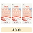 thumbnail image 1 of (3 pack) Kiss Salon Acrylic French Kit Petite Nails - Crush Hour, 1 of 8