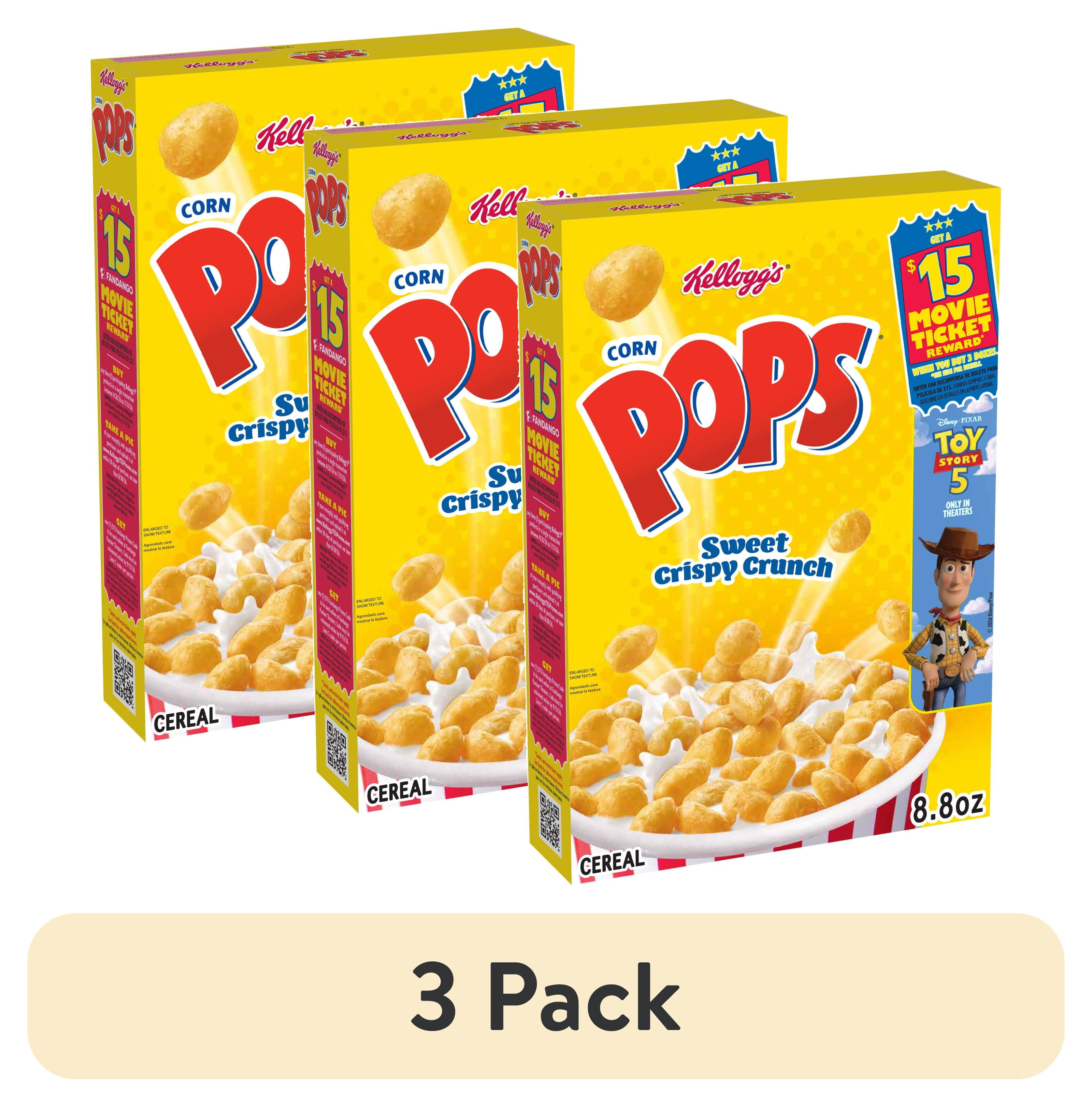 シュガーポン Kellogg's Corn Pops 935g 2袋セット 3 pack) Kellogg's Corn Pops Original Breakfast Cereal, 8 Vitamins