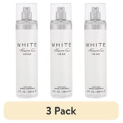 3 pack Kenneth Cole White Oriental Floral Body Mist for Her, 8 fl oz
