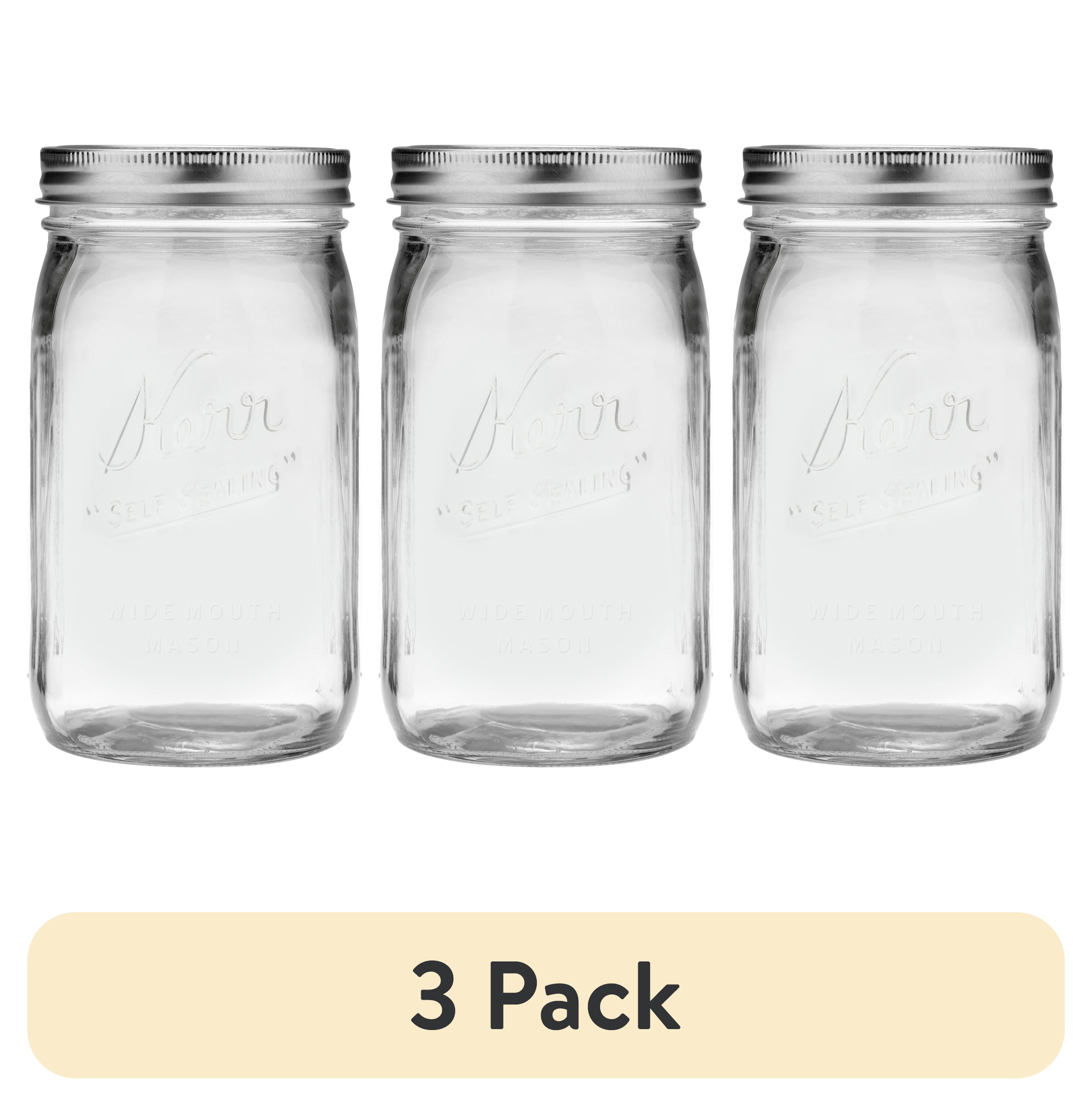 Kerr Wide Mouth 32 Oz Quart Jar Single - Walmart.com