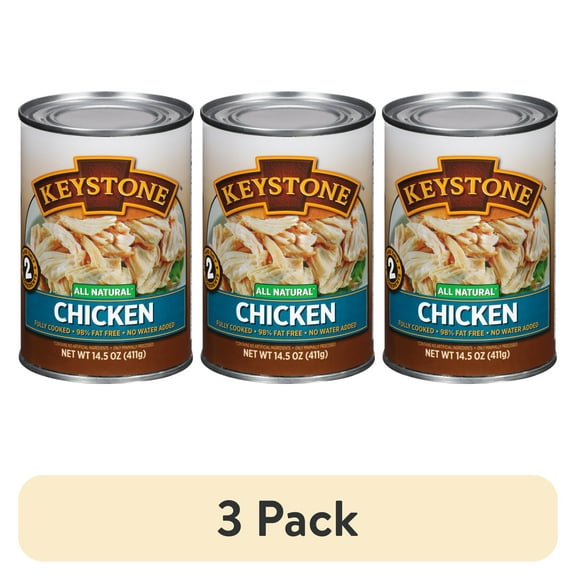 (3 pack) Keystone All Natural Chicken, 14.5 oz Can