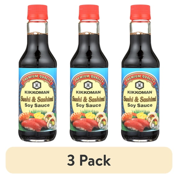 (3 pack) Kikkoman Sushi & Sashimi Sauce, 10 Fz