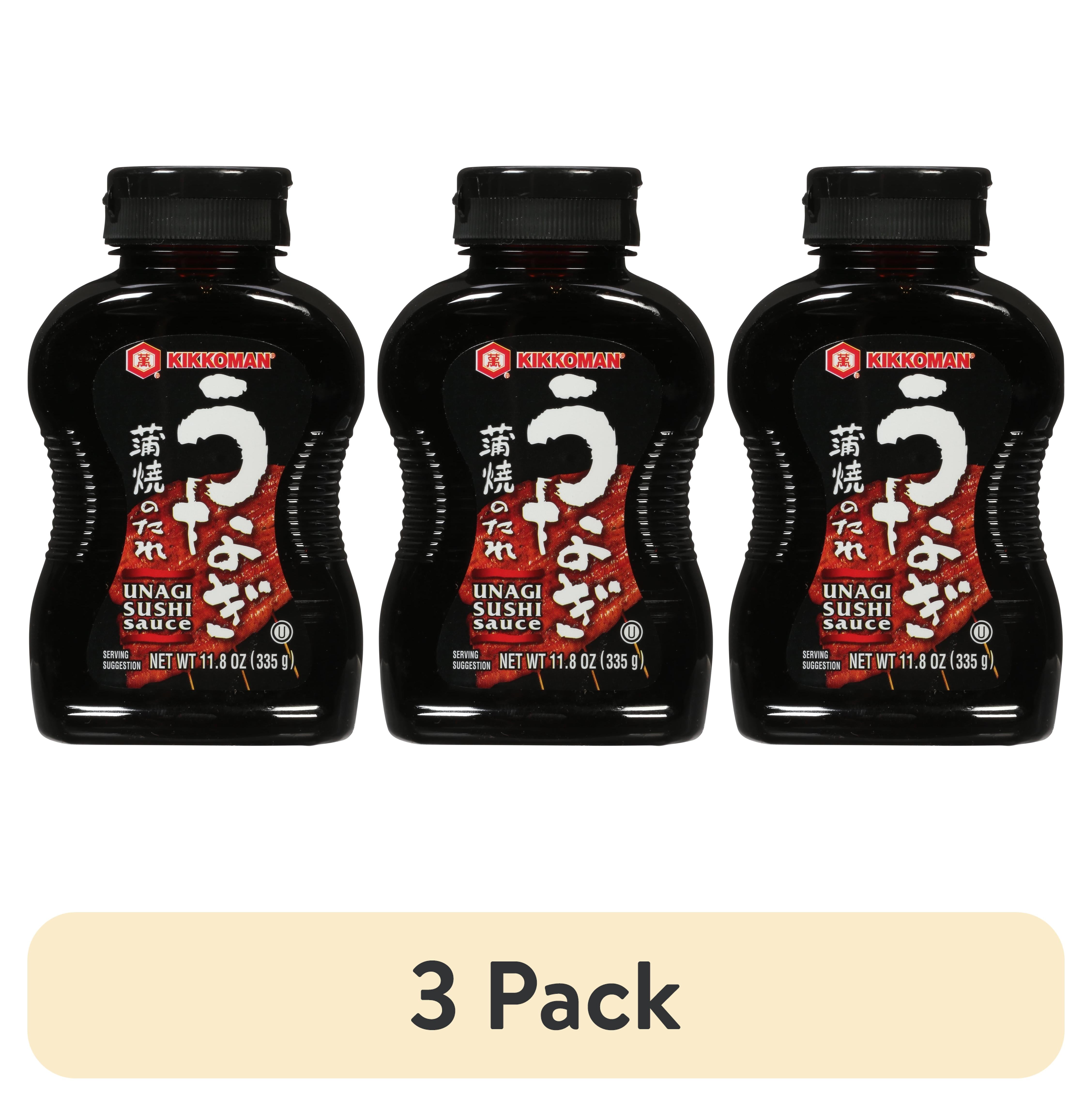 Unagi Pack (3 pack) Kikkoman Unagi Sushi Sauce 11.8oz/335g - Walmart.com