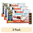 thumbnail image 1 of (3 pack) Kinder Chocolate, 20 Bars, Milk Chocolate Bar with Creamy Milky Filling, Individually Wrapped Candy, 8.8 oz Bag, 1 of 20