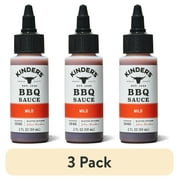 (3 pack) Kinder's Original Mild BBQ Sauce, 2 fl oz Small Bottle