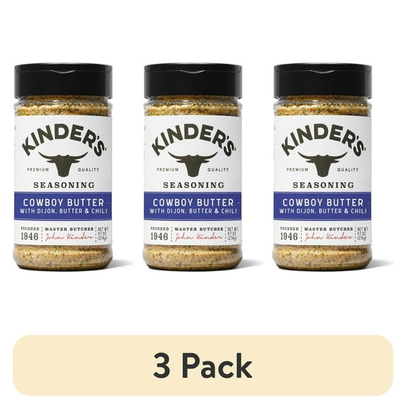 (3 pack) Kinders Cowboy Butter Seasoning 9.7 Ounce