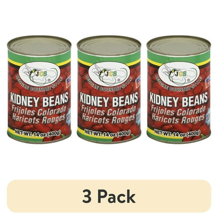 (3 pack) Kingston Miami Trading JCS Kidney Beans, 14 oz