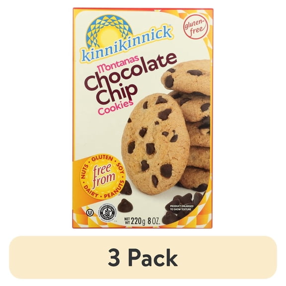 (3 pack) Kinnikinnick Cookies Chocolate Chip, 8 Oz