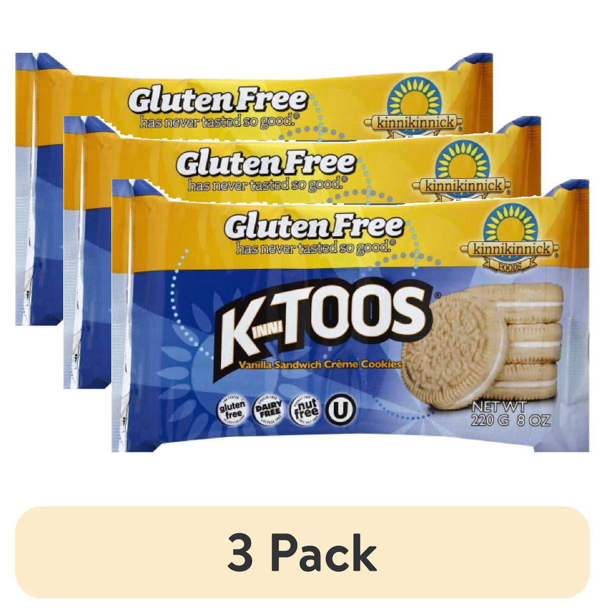 (3 pack) Kinnikinnick Kinnikinnick  Cookies, 8 oz