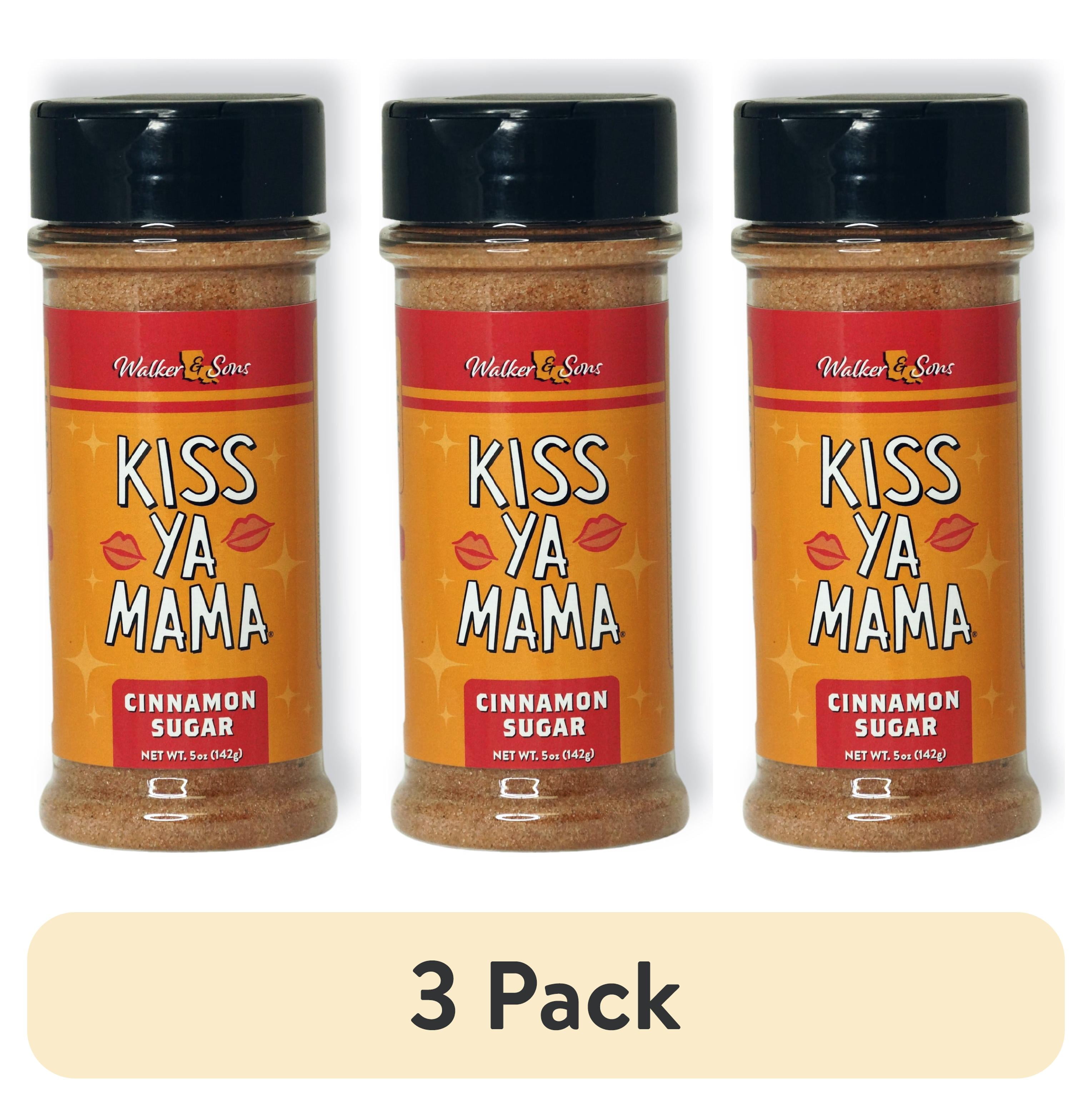 2 pack) Kiss Ya Mama Cinnamon Sugar Seasoning, 5 oz Bottle – Sweet