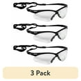 thumbnail image 1 of (3 pack) KleenGuard V30 Nemesis Safety Eyewear Lightweight, Flexible, Comfortable, Scratch Resistant - Universal Size - Ultraviolet Protection - Polycarbonate Lens - Clear, Black - 1 Each, 1 of 8