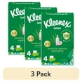 thumbnail image 1 of (3 pack) Kleenex Lotion Facial Tissues with Coconut Oil, 4 Flat Boxes, 120 Tissues Per Box, 3-Ply, 1 of 10