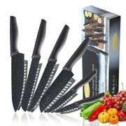 3 pack Knife Set, McCook 12-Piece Granite Kitchen Knife Set, High Carbon German Stainless Steel Knives Set with Blade Guards, Non-stick Coating, Ultra Sharp, Dishwasher Safe
